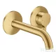 Hansgrohe AXOR ONE falsík alatti mosdó csaptelep 16 cm-es kifolyóval, szálcsiszolt arany hatású 48170250