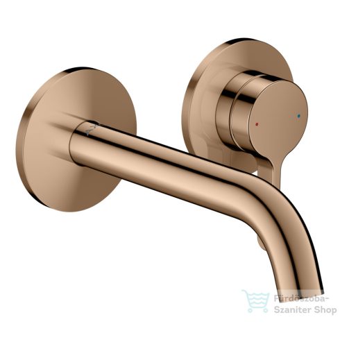 Hansgrohe AXOR ONE falsík alatti mosdó csaptelep 16 cm-es kifolyóval, polírozott vörös arany hatású 48170300