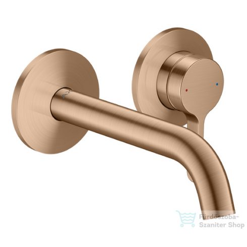 Hansgrohe AXOR ONE falsík alatti mosdó csaptelep 16 cm-es kifolyóval, szálcsiszolt vörös arany hatású 48170310