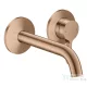 Hansgrohe AXOR ONE falsík alatti mosdó csaptelep 16 cm-es kifolyóval, szálcsiszolt vörös arany hatású 48170310