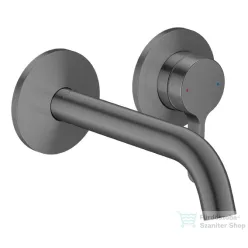   Hansgrohe AXOR ONE falsík alatti mosdó csaptelep 16 cm-es kifolyóval, szálcsiszolt fekete króm 48170340