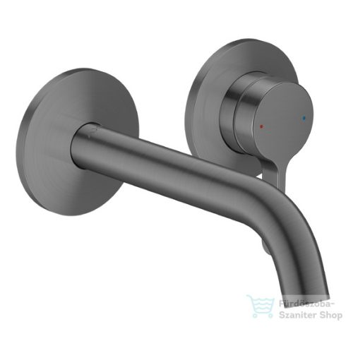 Hansgrohe AXOR ONE falsík alatti mosdó csaptelep 16 cm-es kifolyóval, szálcsiszolt fekete króm 48170340