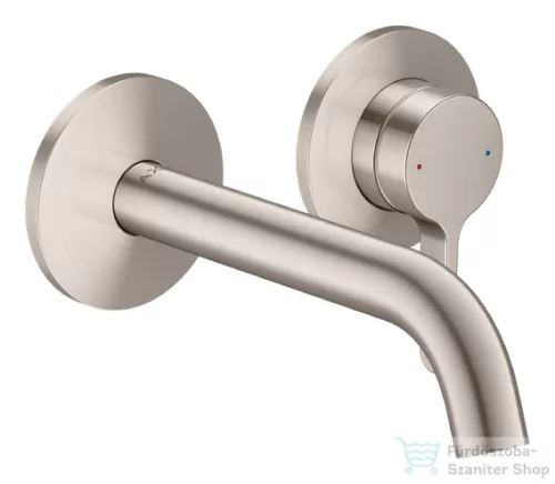 Hansgrohe AXOR ONE falsík alatti mosdó csaptelep 16 cm-es kifolyóval, rozsdamentes acél hatású 48170800