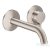 Hansgrohe AXOR ONE falsík alatti mosdó csaptelep 16 cm-es kifolyóval, rozsdamentes acél hatású 48170800