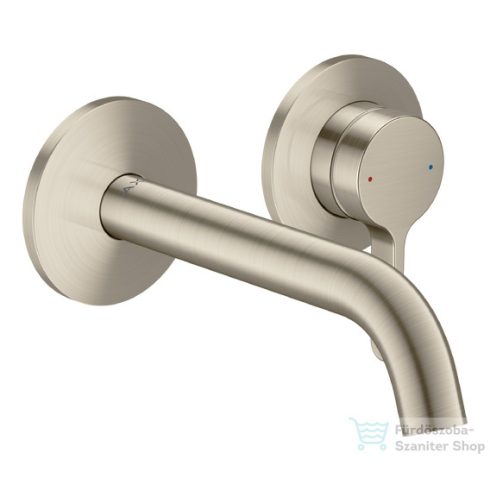 Hansgrohe AXOR ONE falsík alatti mosdó csaptelep 16 cm-es kifolyóval, szálcsiszolt nikkel 48170820