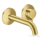 Hansgrohe AXOR ONE falsík alatti mosdó csaptelep 16 cm-es kifolyóval, szálcsiszolt sárgaréz 48170950