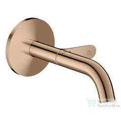   Hansgrohe AXOR ONE Select falsík alatti mosdó csaptelep 16 cm-es kifolyóval, polírozott vörös arany hatású 48180300