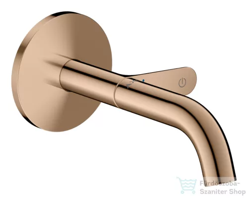 Hansgrohe AXOR ONE Select falsík alatti mosdó csaptelep 16 cm-es kifolyóval, polírozott vörös arany hatású 48180300