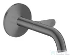 Hansgrohe AXOR ONE Select falsík alatti mosdó csaptelep 16 cm-es kifolyóval, szálcsiszolt fekete króm 48180340
