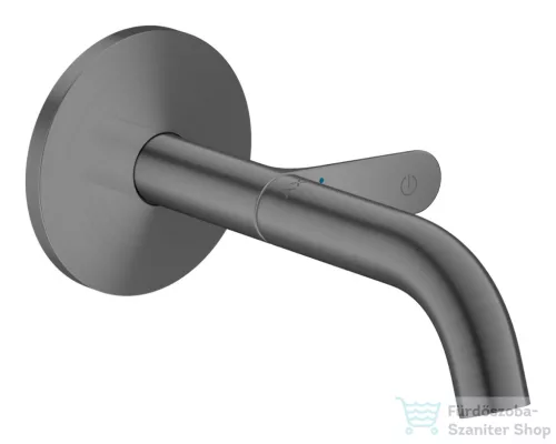 Hansgrohe AXOR ONE Select falsík alatti mosdó csaptelep 16 cm-es kifolyóval, szálcsiszolt fekete króm 48180340