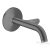 Hansgrohe AXOR ONE Select falsík alatti mosdó csaptelep 16 cm-es kifolyóval, szálcsiszolt fekete króm 48180340