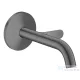 Hansgrohe AXOR ONE Select falsík alatti mosdó csaptelep 16 cm-es kifolyóval, szálcsiszolt fekete króm 48180340