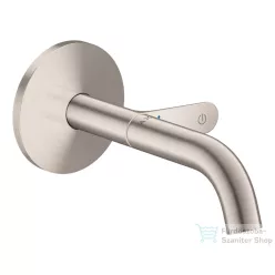   Hansgrohe AXOR ONE Select falsík alatti mosdó csaptelep 16 cm-es kifolyóval, rozsdamentes acél hatású 48180800
