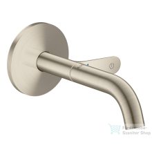   Hansgrohe AXOR ONE Select falsík alatti mosdó csaptelep 16 cm-es kifolyóval, szálcsiszolt nikkel 48180820