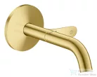 Hansgrohe AXOR ONE Select falsík alatti mosdó csaptelep 16 cm-es kifolyóval, szálcsiszolt sárgaréz 48180950
