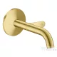 Hansgrohe AXOR ONE Select falsík alatti mosdó csaptelep 16 cm-es kifolyóval, szálcsiszolt sárgaréz 48180950