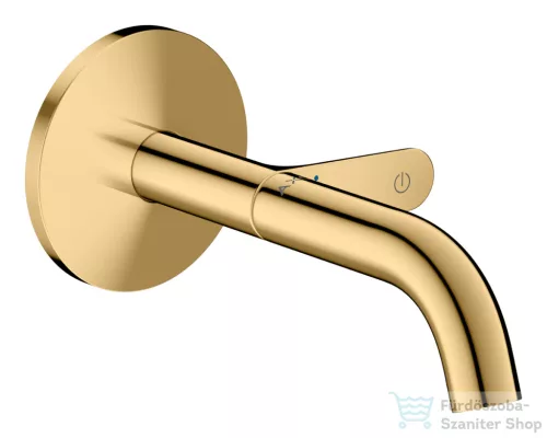 Hansgrohe AXOR ONE Select falsík alatti mosdó csaptelep 16 cm-es kifolyóval, polírozott arany hatású 48180990