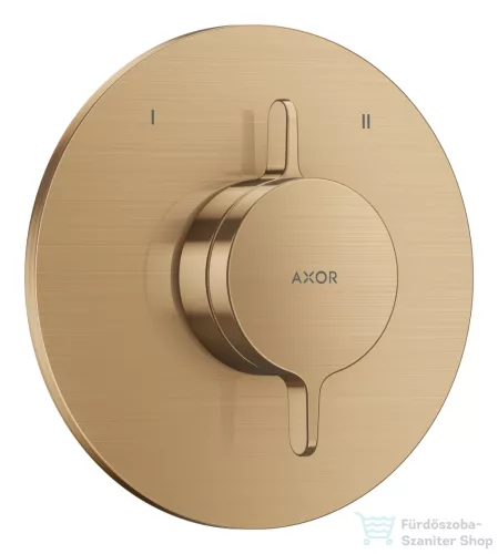 Hansgrohe AXOR ONE falsík alatti kád/zuhany csaptelep alaptest nélkül, szálcsiszolt bronz 48415140