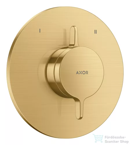 Hansgrohe AXOR ONE falsík alatti kád/zuhany csaptelep alaptest nélkül, szálcsiszolt arany hatású 48415250