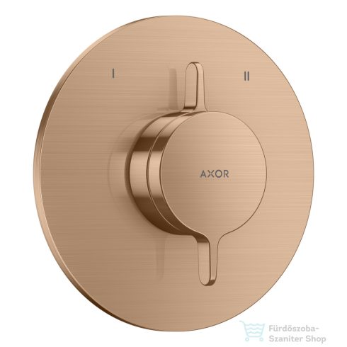 Hansgrohe AXOR ONE falsík alatti kád/zuhany csaptelep alaptest nélkül, szálcsiszolt vörös arany hatású 48415310