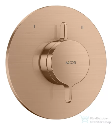 Hansgrohe AXOR ONE falsík alatti kád/zuhany csaptelep alaptest nélkül, szálcsiszolt vörös arany hatású 48415310