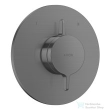   Hansgrohe AXOR ONE falsík alatti kád/zuhany csaptelep alaptest nélkül, szálcsiszolt fekete króm 48415340