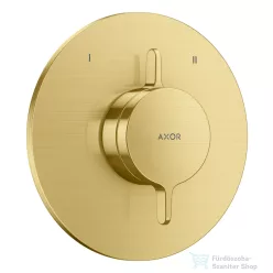   Hansgrohe AXOR ONE falsík alatti kád/zuhany csaptelep alaptest nélkül, szálcsiszolt sárgaréz 48415950