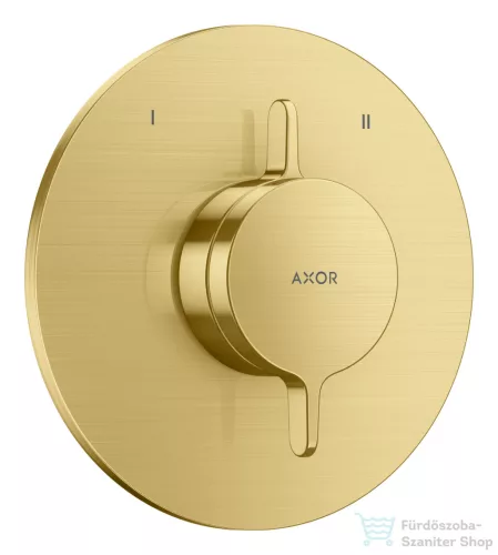 Hansgrohe AXOR ONE falsík alatti kád/zuhany csaptelep alaptest nélkül, szálcsiszolt sárgaréz 48415950