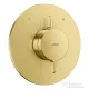 Hansgrohe AXOR ONE falsík alatti kád/zuhany csaptelep alaptest nélkül, szálcsiszolt sárgaréz 48415950
