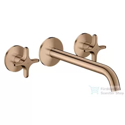   Hansgrohe AXOR ONE falsík alatti mosdó csaptelep 22 cm-es kifolyóval, polírozott vörös arany hatású 48430300