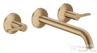 Hansgrohe AXOR ONE falsík alatti mosdó csaptelep 22 cm-es kifolyóval, szálcsiszolt bronz 48431140