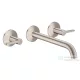Hansgrohe AXOR ONE falsík alatti mosdó csaptelep 22 cm-es kifolyóval, rozsdamentes acél hatású 48431800