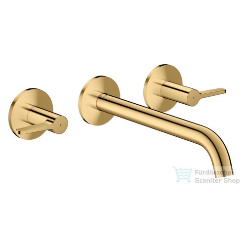 Hansgrohe AXOR ONE falsík alatti mosdó csaptelep 22 cm-es kifolyóval, polírozott arany hatású 48431990