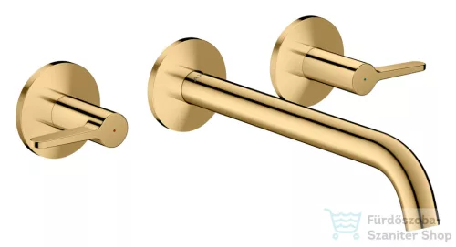 Hansgrohe AXOR ONE falsík alatti mosdó csaptelep 22 cm-es kifolyóval, polírozott arany hatású 48431990
