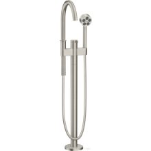   Hansgrohe AXOR ONE szabadonálló kádtöltő csaptelep zuhanyszettel,alaptest nélkül,Rozsdamentes acél hatású 48440800
