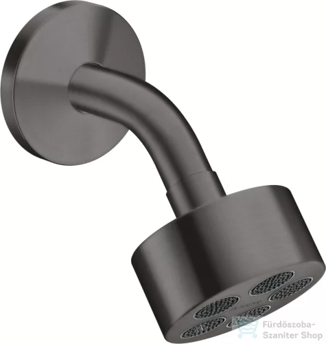Hansgrohe AXOR ONE Ecosmart fejzuhany zuhanykarral,1 jet,szálcsiszolt fekete króm 48490340