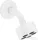 Hansgrohe AXOR ONE Ecosmart fejzuhany zuhanykarral,1 jet,matt fehér 48490700