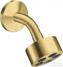 Hansgrohe AXOR ONE Ecosmart fejzuhany zuhanykarral,1 jet,szálcsiszolt sárgaréz hatású 48490950