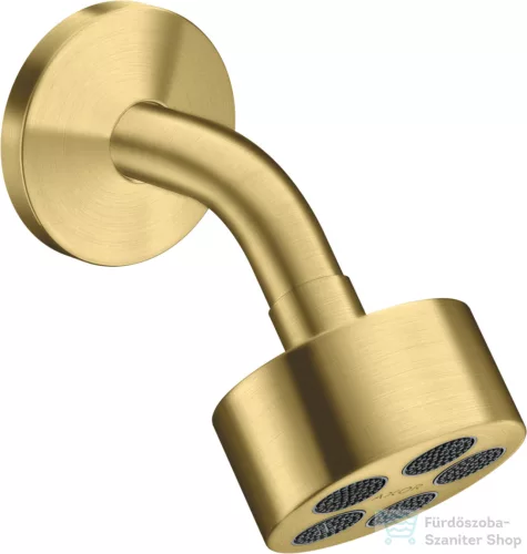 Hansgrohe AXOR ONE Ecosmart fejzuhany zuhanykarral,1 jet,szálcsiszolt sárgaréz hatású 48490950