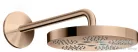 Hansgrohe AXOR ONE 280 fejzuhany zuhanykarral,1 jet,polírozott vörös arany hatású 48491300