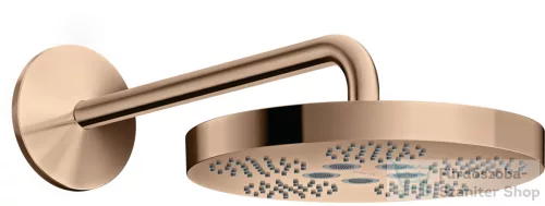 Hansgrohe AXOR ONE 280 fejzuhany zuhanykarral,1 jet,polírozott vörös arany hatású 48491300
