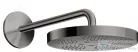 Hansgrohe AXOR ONE 280 fejzuhany zuhanykarral,1 jet,polírozott fekete króm 48491330