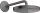 Hansgrohe AXOR ONE 280 fejzuhany zuhanykarral,1 jet,szálcsiszolt fekete króm 48491340