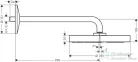 Hansgrohe AXOR ONE 280 fejzuhany zuhanykarral,1 jet,matt fehér 48491700