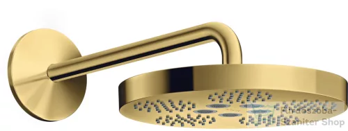 Hansgrohe AXOR ONE 280 fejzuhany zuhanykarral,1 jet,polírozott arany 48491990