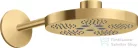 Hansgrohe AXOR ONE 280 fejzuhany zuhanykarral,2 jet,alaptest nélkül,szálcsiszolt arany hatású 48492250