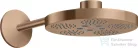 Hansgrohe AXOR ONE 280 fejzuhany zuhanykarral,2 jet,alaptest nélkül,szálcsiszolt vörös arany hatású 48492310