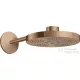 Hansgrohe AXOR ONE 280 fejzuhany zuhanykarral,2 jet,alaptest nélkül,szálcsiszolt vörös arany hatású 48492310