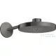 Hansgrohe AXOR ONE 280 fejzuhany zuhanykarral,2 jet,alaptest nélkül,szálcsiszolt fekete króm 48492340