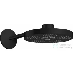   Hansgrohe AXOR ONE 280 fejzuhany zuhanykarral, 2 jet, alaptest nélkül, matt fekete 48492670